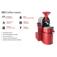 Plynová pražička COFFED  SR 5 na 5 kg zelené kávy 